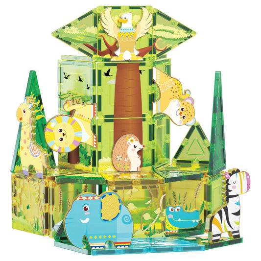 Bloques magneticos Safari + 8 figuras_0