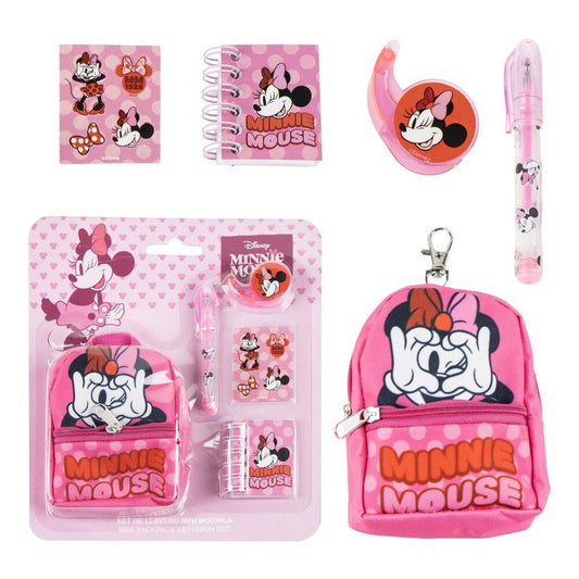 Set papeleria Mini Mochila Minnie Disney_0