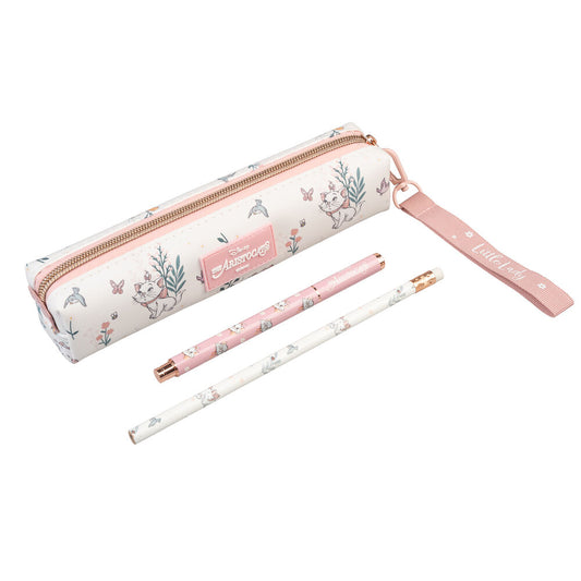 Set portatodo + boligrafo y lapiz Bonjour Marie Los Aristogatos Disney_0