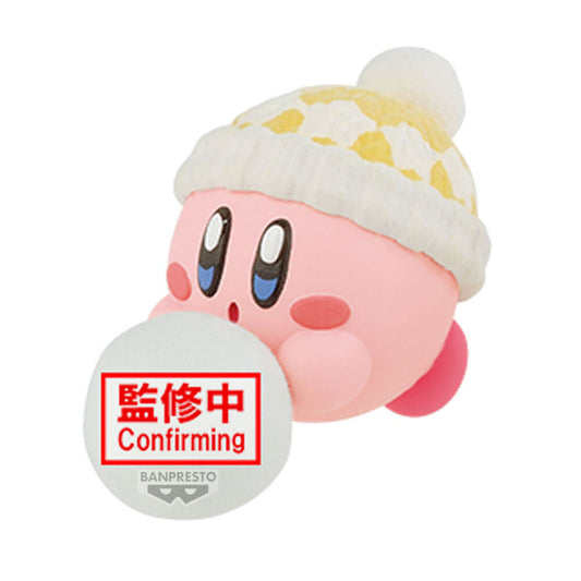 Figura Kirby Play in the Snow Fluffy Puffy Mine Kirby 4cm_0