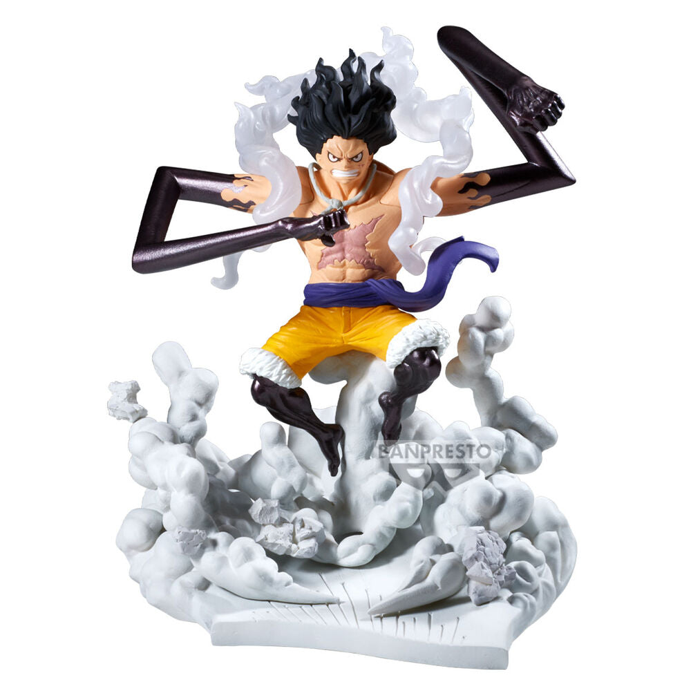 Figura Monkey D Luffy Gear 4 Senkokkei One Piece 15cm_0