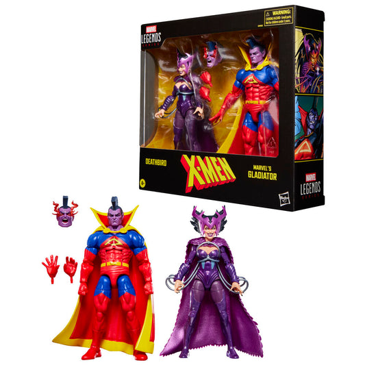 Blister 2 figuras Deathbird & Marvel's Gladiator X-Men Marvel Legends Series 15cm_0