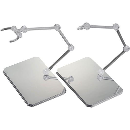 Base Exhibicion Action Base 6 Transparente con Pegatinas Espejo_0