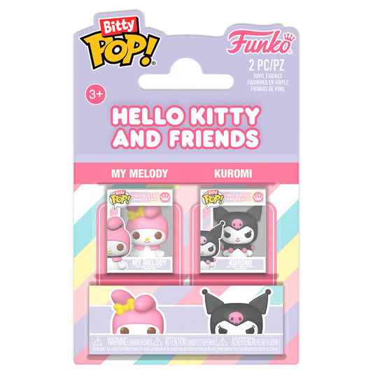Blister 2 Bitty POP Sanrio Hello Kitty and Friends My Melody & Kuromi_0
