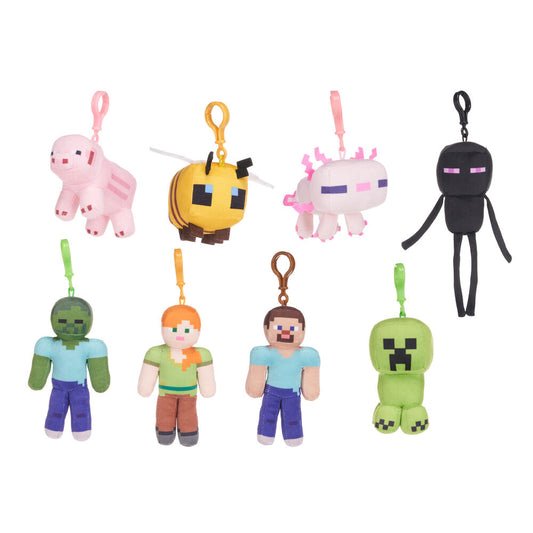 Llavero peluche Minecraft 12cm surtido_0