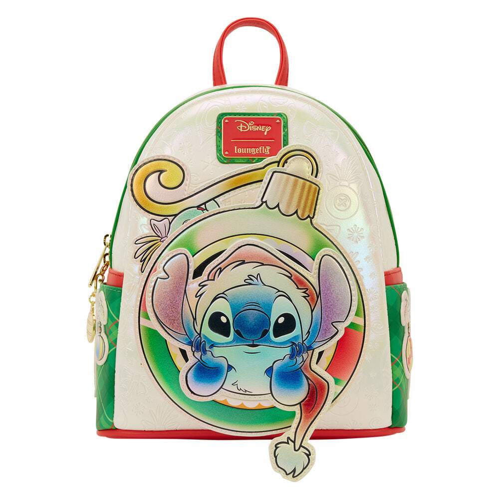 Mochila Holiday Stitch Disney Loungefly 26cm_0