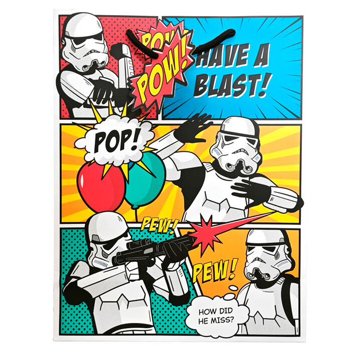 Bolsa regalo The Original Stormtrooper Comic Strip grande Star Wars surtido_0