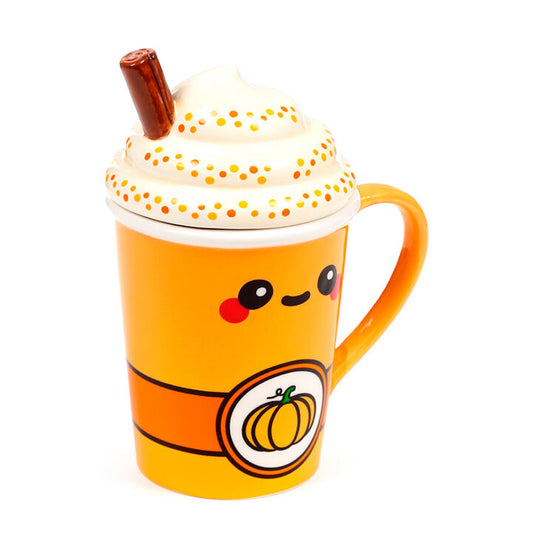 Taza con tapa de Calabaza Foodiemals Latte 325ml_0