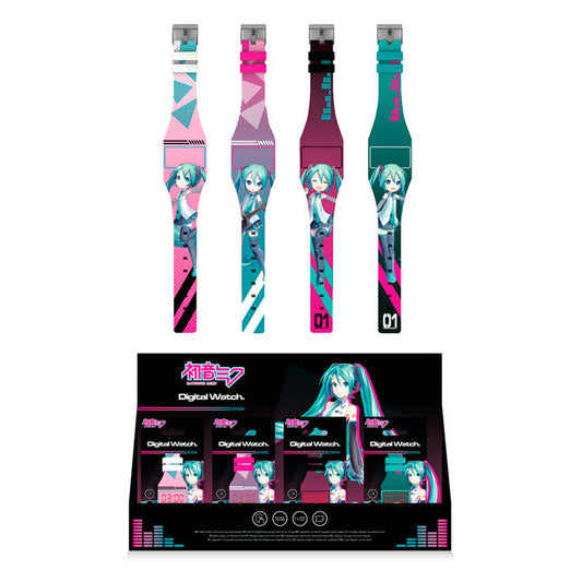 Reloj digital Hatsune Miku surtido_0