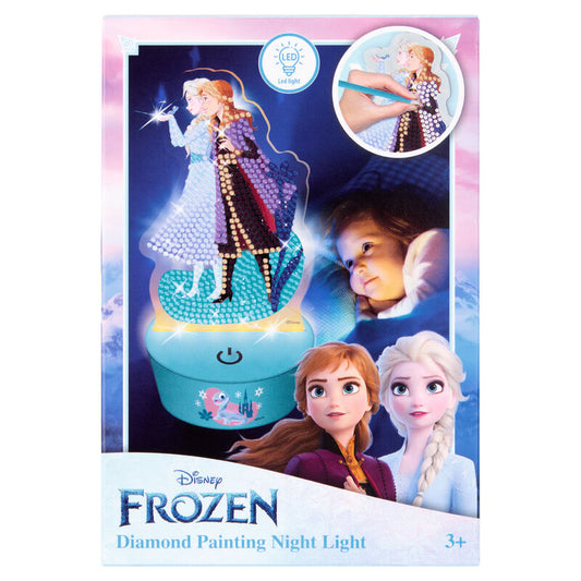 Figura para pintar luz LED Frozen Disney_0