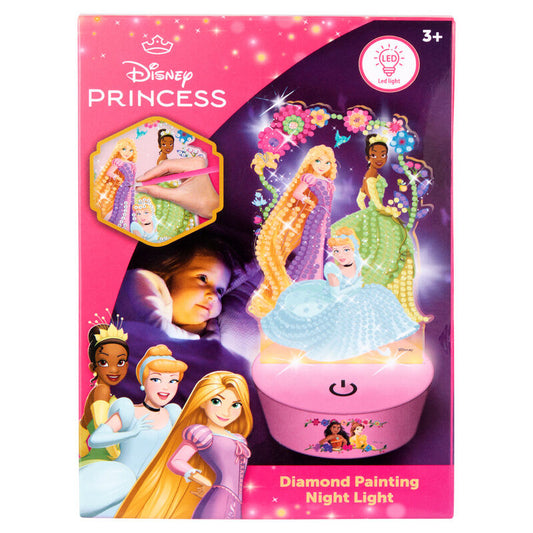 Figura para pintar luz LED Princesas Disney_0
