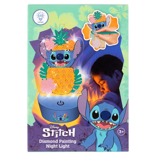 Figura para pintar luz LED Stitch Disney_0