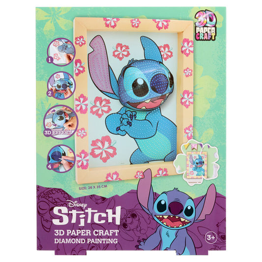 Mosaico diamante Craft 3D Stitch Disney_0
