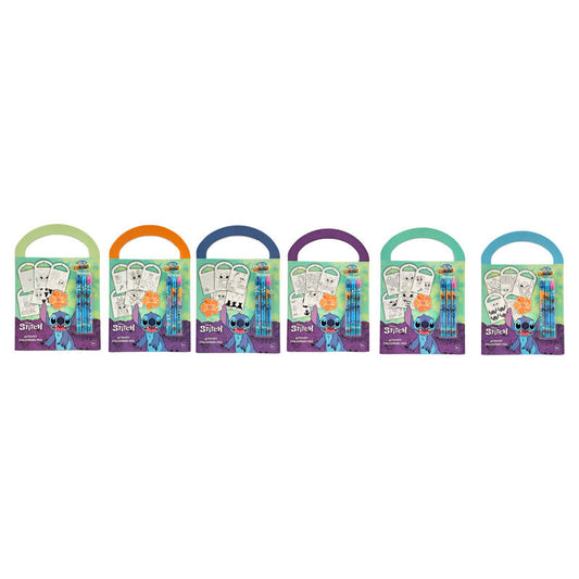 Set actividades y colorear Stitch Disney surtido_0