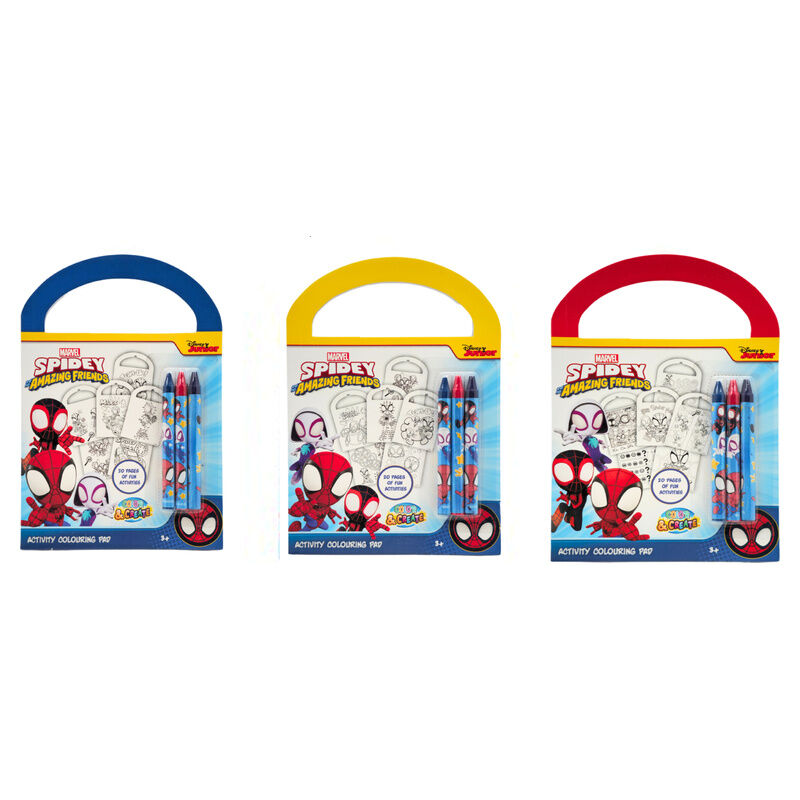 Set actividades y colorear Spiderman Marvel surtido_0