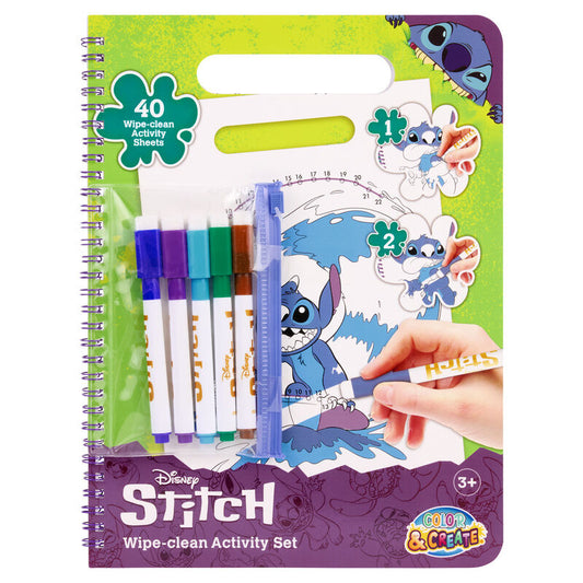 Libro magico pinta con agua Stitch Disney_0