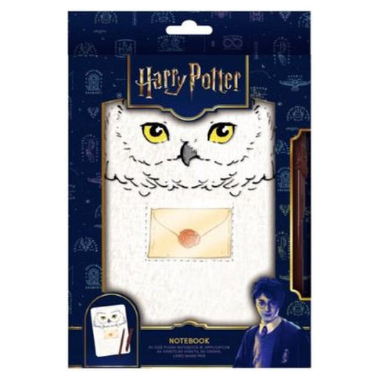 Cuaderno A5 + boligrafo Hedwig Harry Potter_0