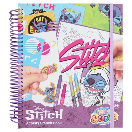 Libro dibujo y actividades Stitch Disney_0