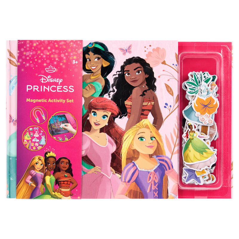 Libro magnetico + sticker Princesas Disney_0