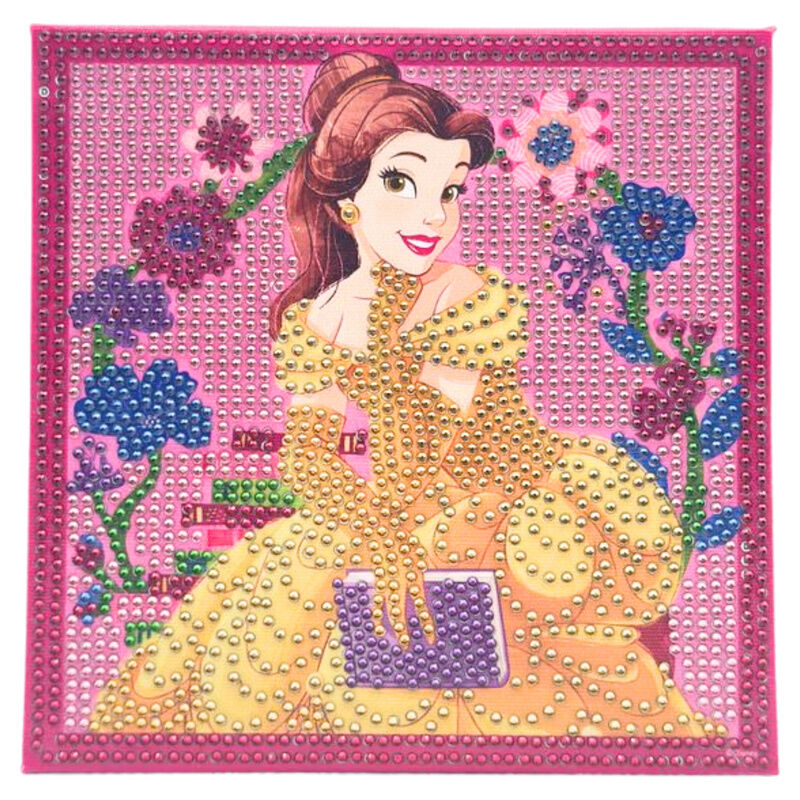 Pinta con diamantes Bella La Bella y la Bestia Disney_0