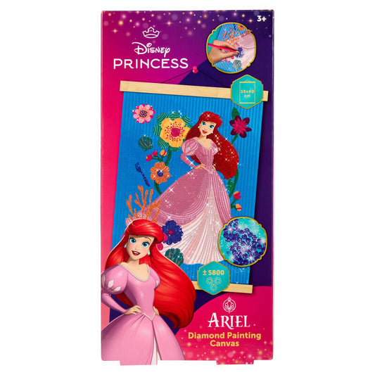 Marco madera pinta con diamantes Princesas Disney_0