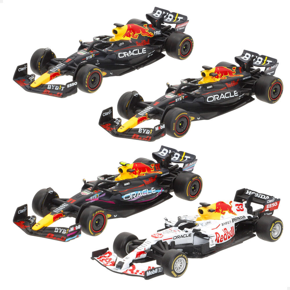 Blister 4 coches F1 Red Bull metal_0