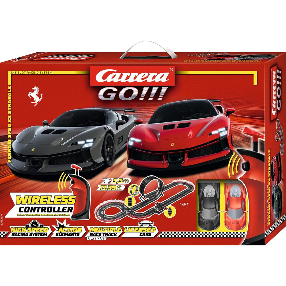 Carrera GO!!! Ferrari SF90 XX Stradale WIRELESS / Pista de Corrida / Preto_0