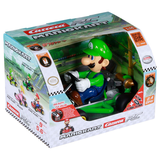 RC Mario Kart Pipe Kart Carrera / Luigi / 2,4GHz_0