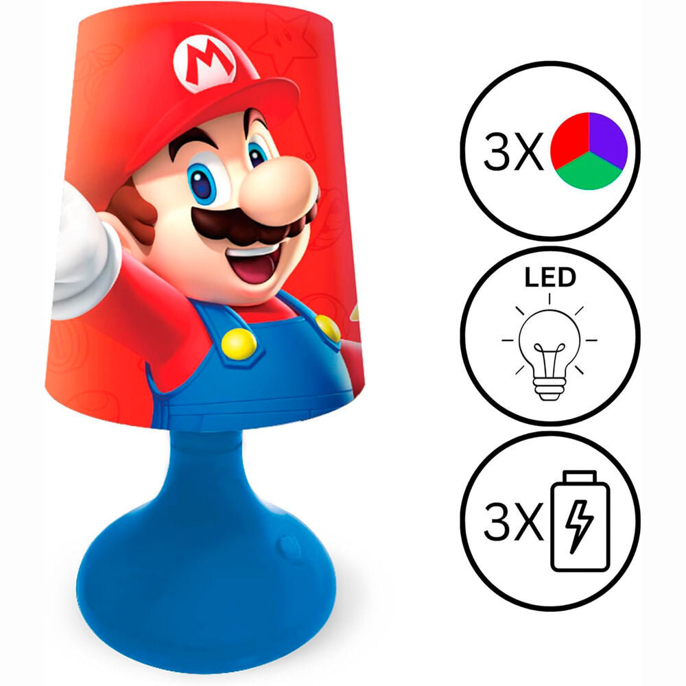 Mini Lampara Super Mario Nintendo_0