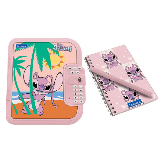 Diario Electronico Angel Stitch Disney_0