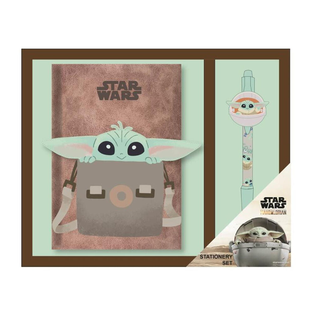 Set papeleria The Mandalorian Grogu Star Wars_0