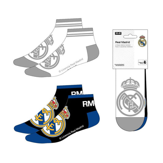 Set 2 pares calcetines Real Madrid adulto_0