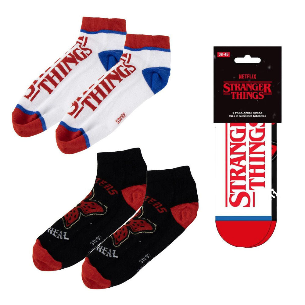 Set 2 pares calcetines Stranger Things adulto_0