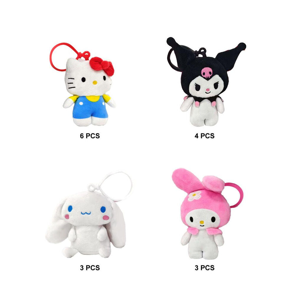 Llavero peluche Hello Kitty and Friends surtido_0