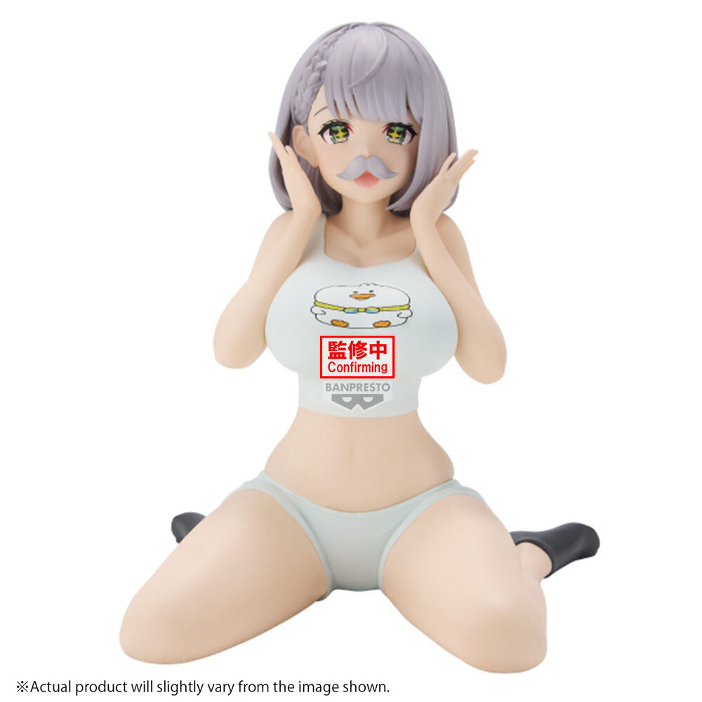 Figura Shirogane Noel Relax Time Hololive 12cm_0