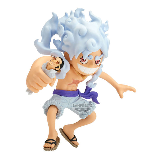 Figura Monkey D. Luffy vs Borsalino Mega World Collectable One Piece 13cm_0