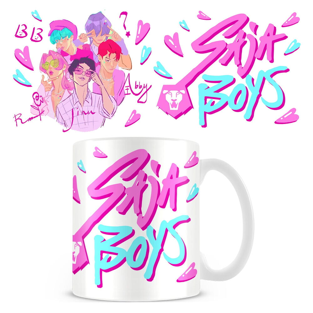 Taza Saja Boys Art KPop Demon Hunters 325ml_0