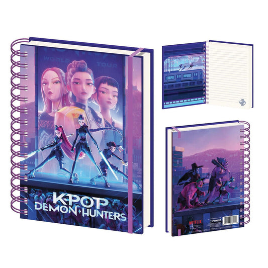 Cuaderno A5 KPop Demon Hunters_0