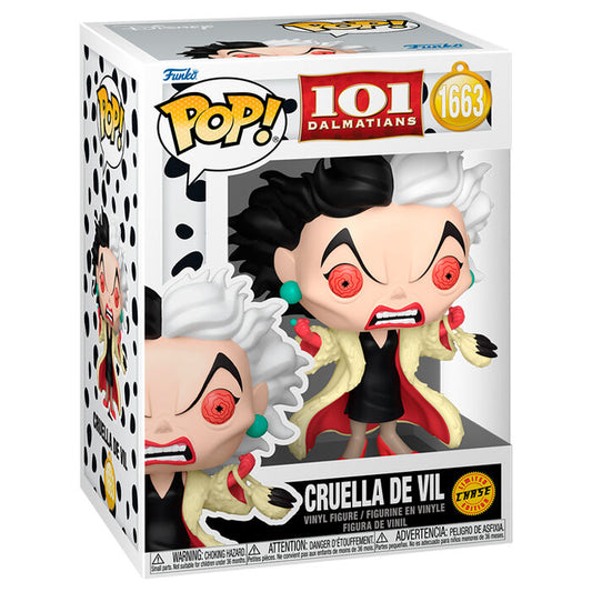 Figura POP Disney 101 Dalmatas Cruella de Vil Chase_0