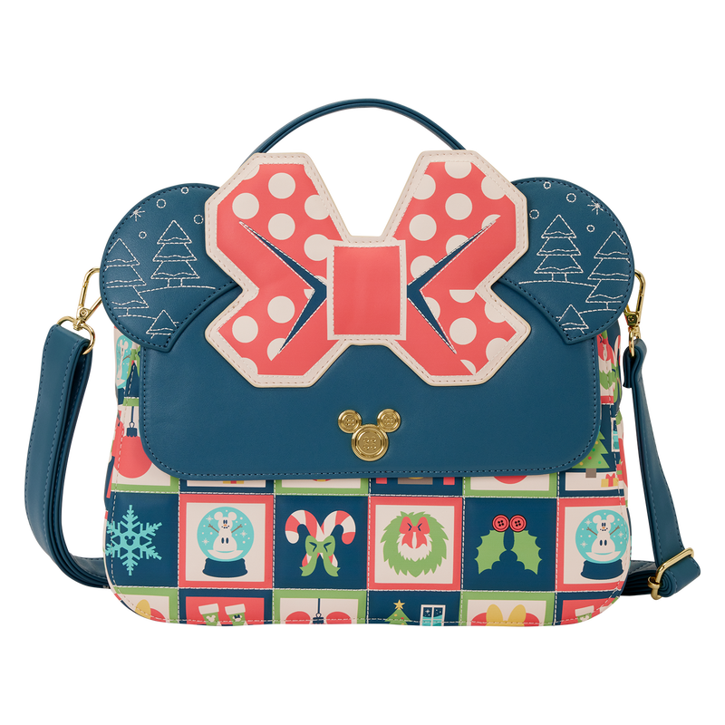 Bolso bandolera Mickey Holiday Disney Loungefly_0