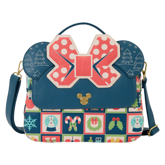 Bolso bandolera Mickey Holiday Disney Loungefly_0