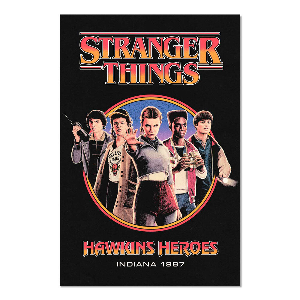 Poster Hawkins Heroes Stranger Things_0