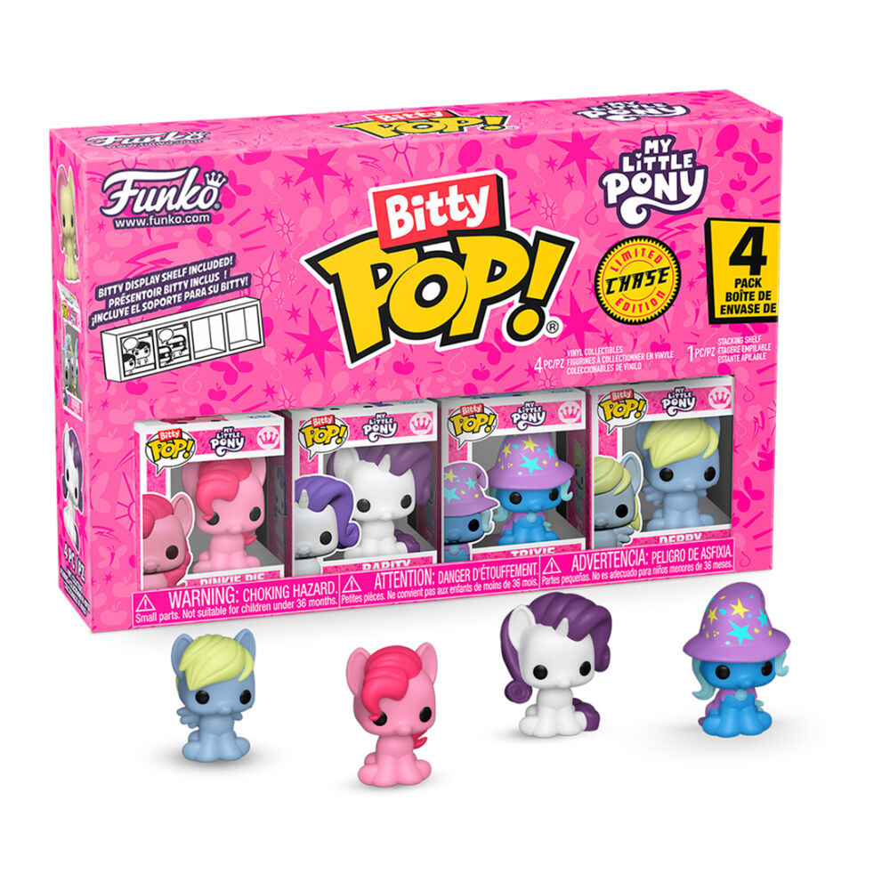 Blister 4 figuras Bitty POP My Little Pony Pinkie Pie_0