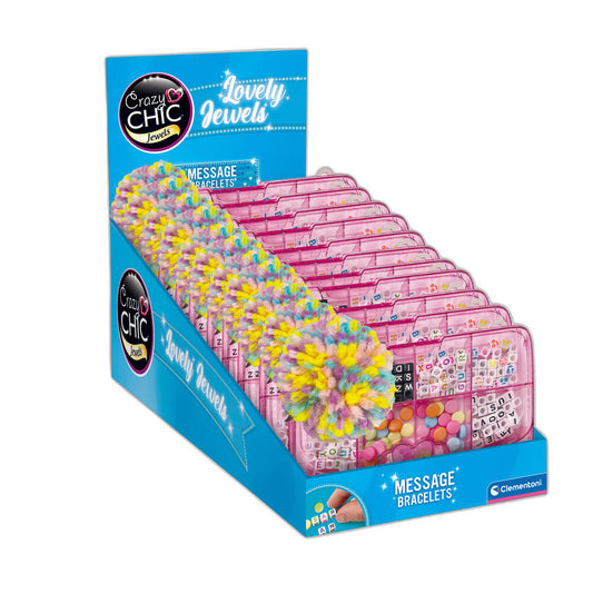 Set Pulseras Mensaje Amistad Pink Crazy Chic_0