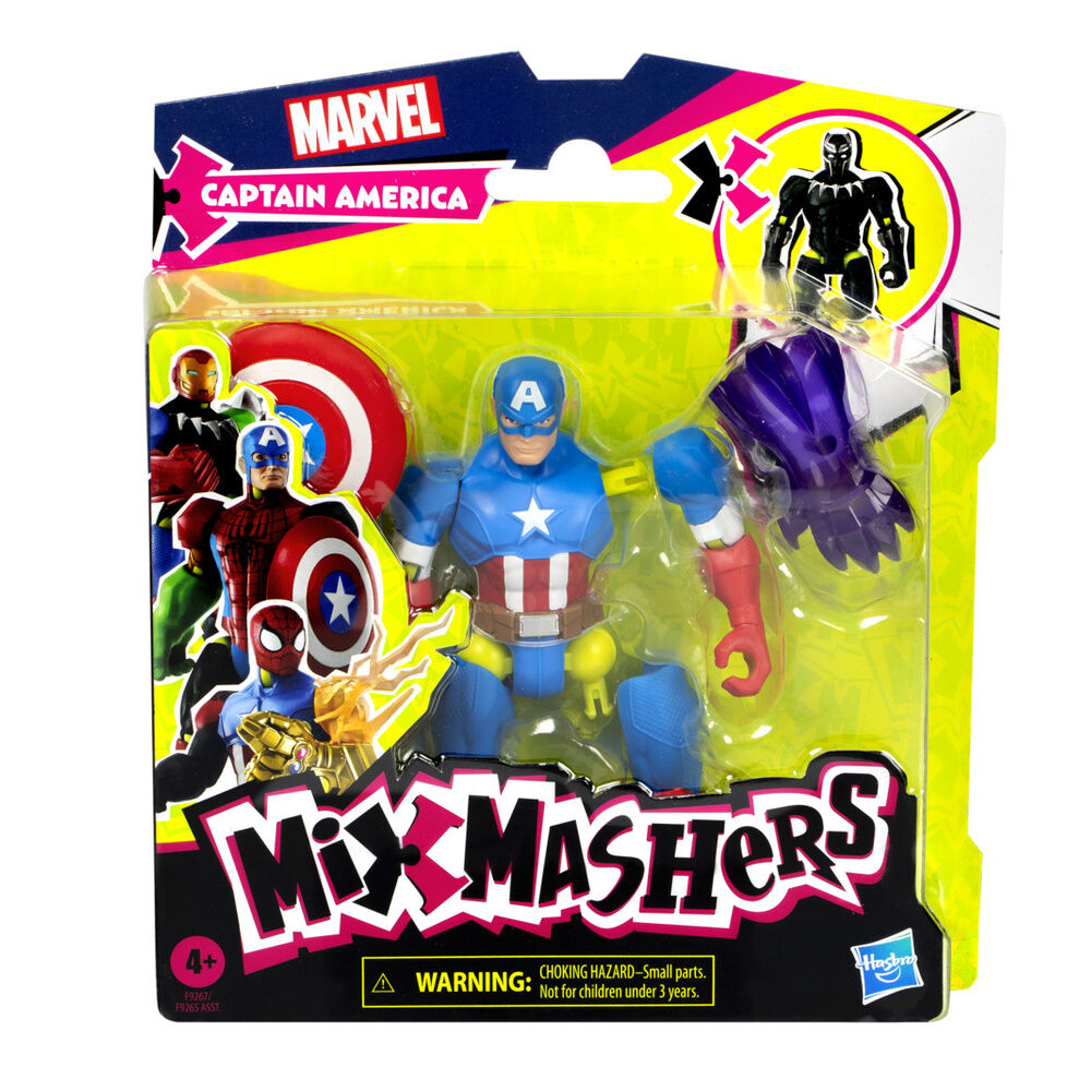 Figura Capitan America Mix Mashers Marvel 12cm_0