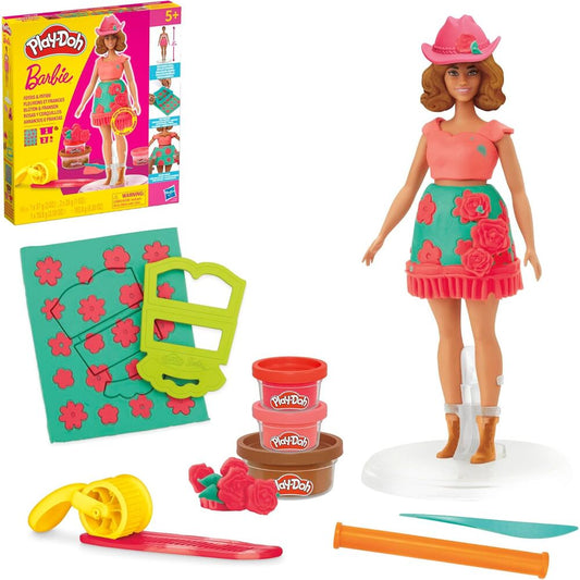 Rosas y Cerquillos Barbie Play-Doh_0