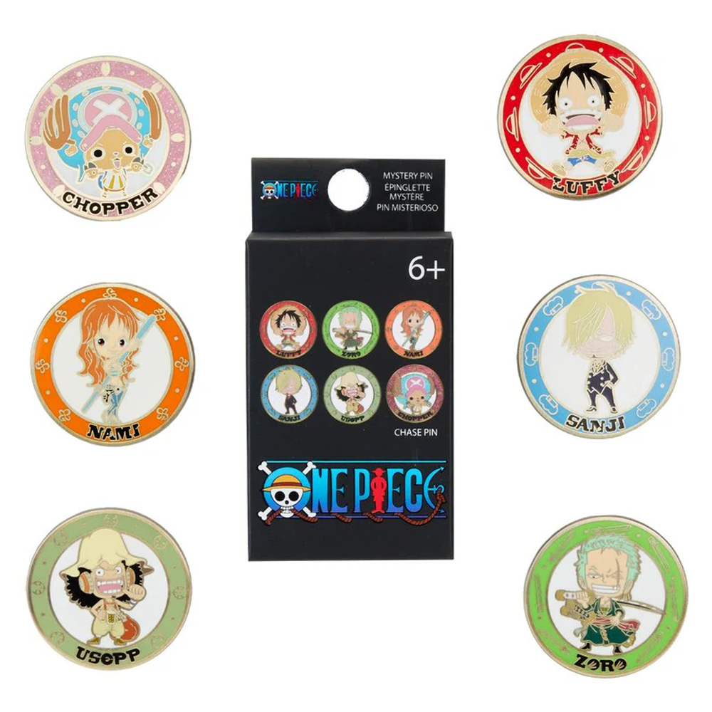 Blind Box Mystery Enamel Pin Chibi One Piece Loungefly surtido_0