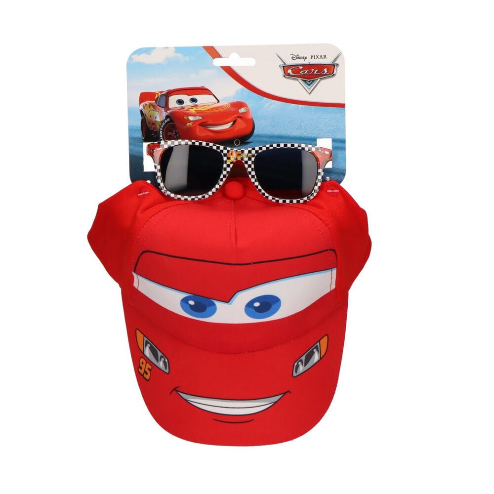 Set gorra + gafas sol Cars Disney Pixar_0