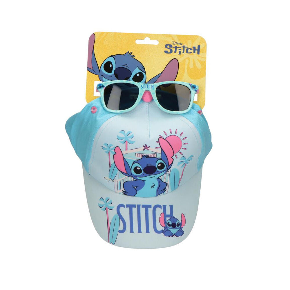 Set gorra + gafas sol Stitch Disney_0