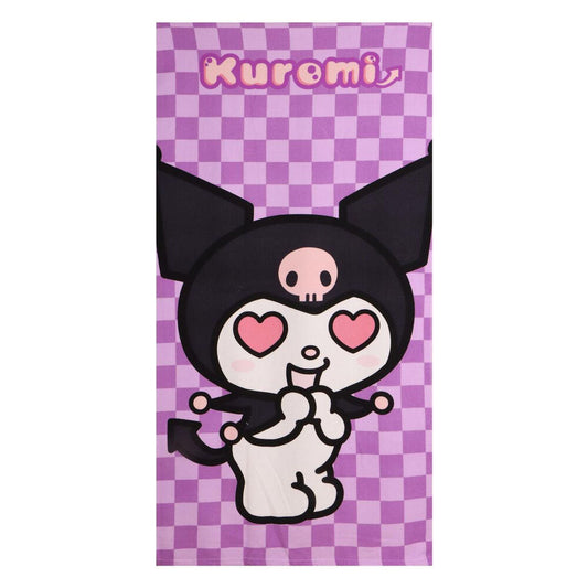 Toalla Kuromi Hello Kitty microfibra_0